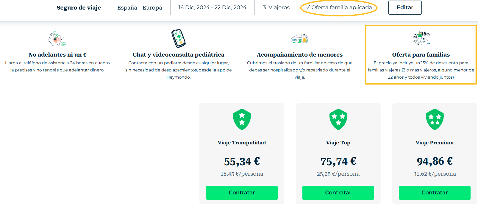 Descompte Heymondo