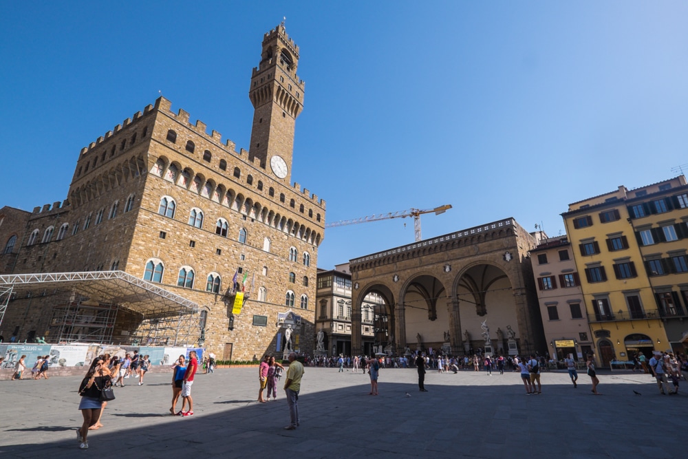 florencia en 2 dias piazza de la signoria