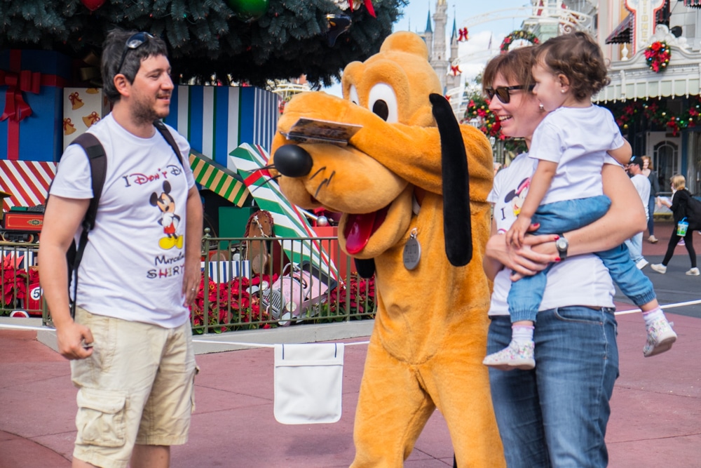 magic kingdom con un bebe