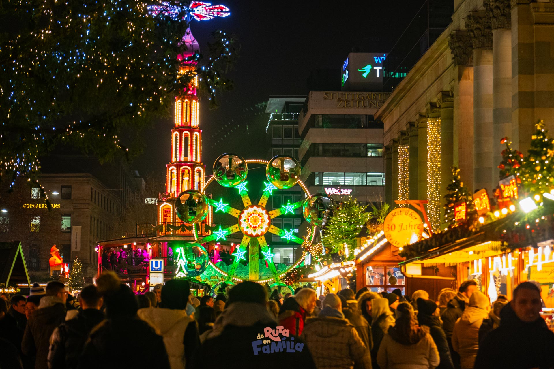 Stuttgart en Navidad. Mercado navideño de Stuttgart