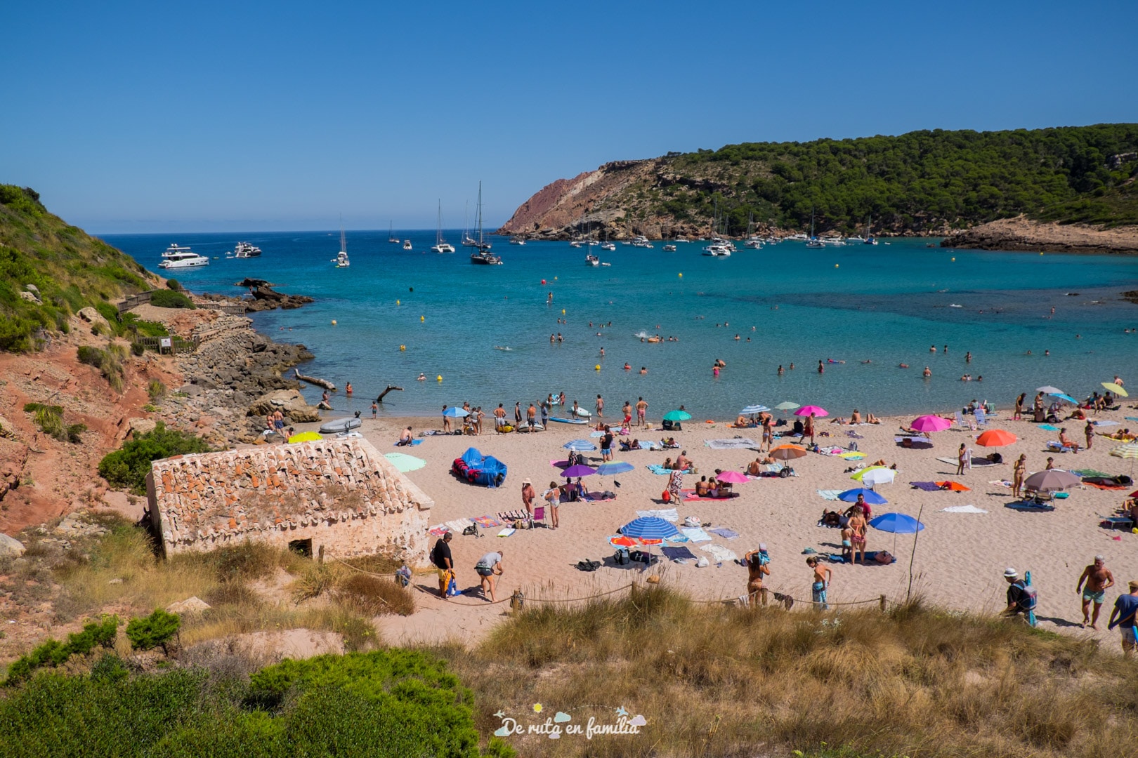 platges de menorca amb nens