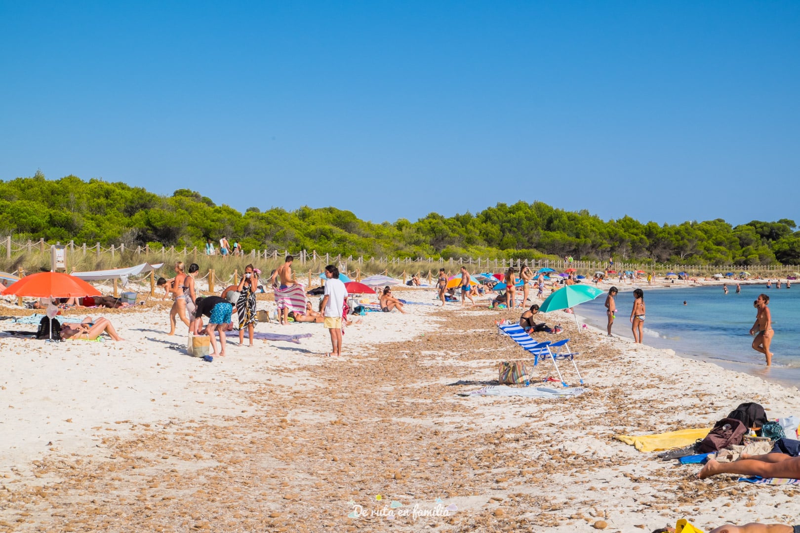 playas de menorca con niños