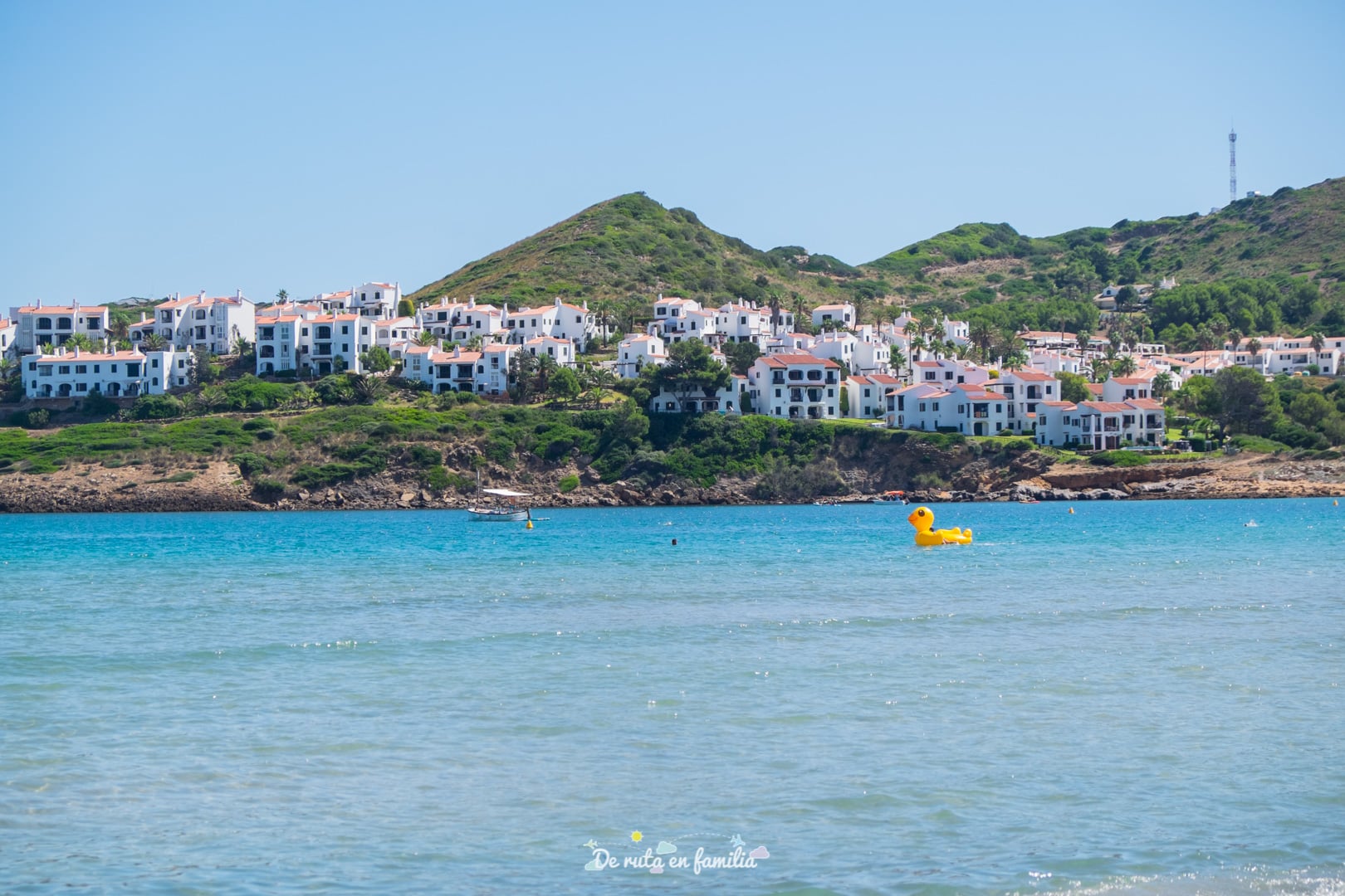 playas de menorca con niños