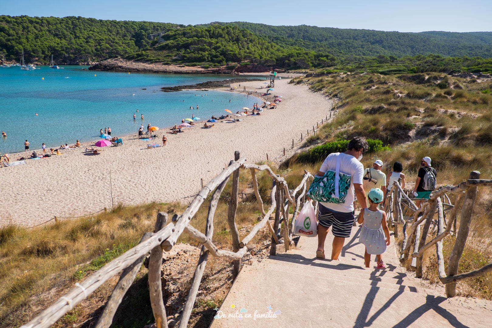 playas de menorca con niños