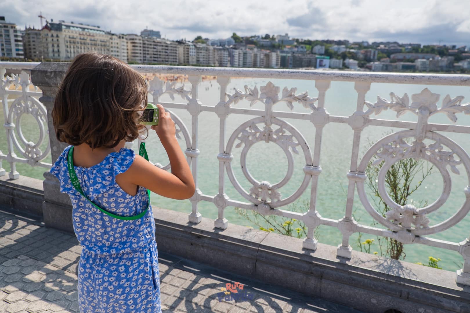 San Sebastián con niños