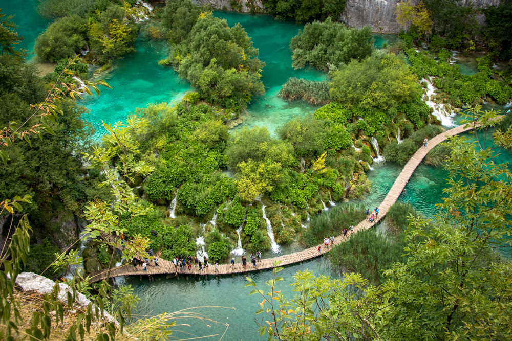Parque Nacional de los Lagos de Plitvice en Croacia